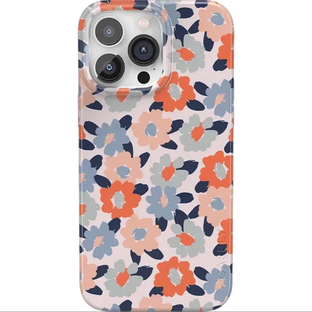 Floral Pattern Phone Case - Multicolor - Picture 2 of 2